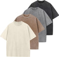 Men's Oversized Cotton T-Shirts Loose Fit Vintage Washed (Style HSTX)