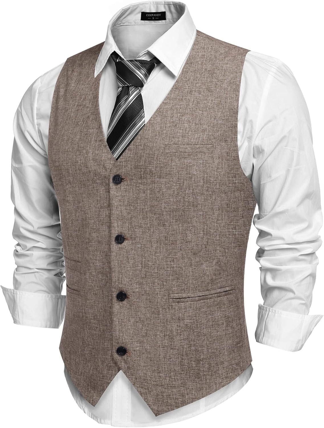 COOFANDY Men's Casual Business Vests for Stylish Occasions