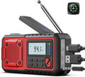 Crank Emergency Radio 5000mAh Weather Radio - Portable Power & Alerts