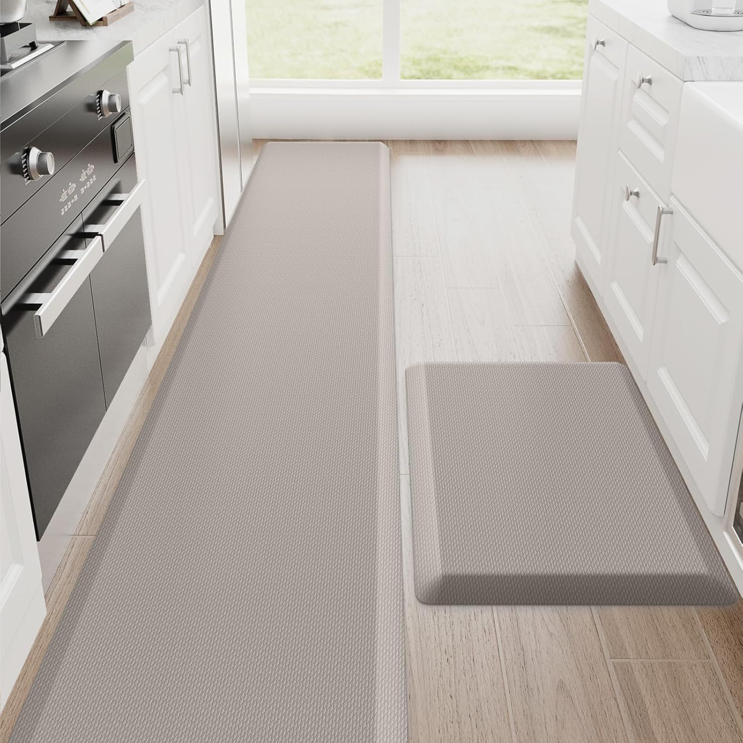 StepRite Kitchen Mats - Cushioned Anti-Fatigue Kitchen Rugs Set
