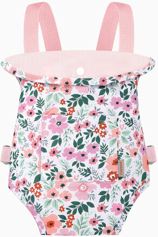 Carry Dolls Easily with Pink Leaf Baby Carrier