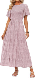 Floral Print Maxi Dress for Women by ZESICA Perfect for Summer Days