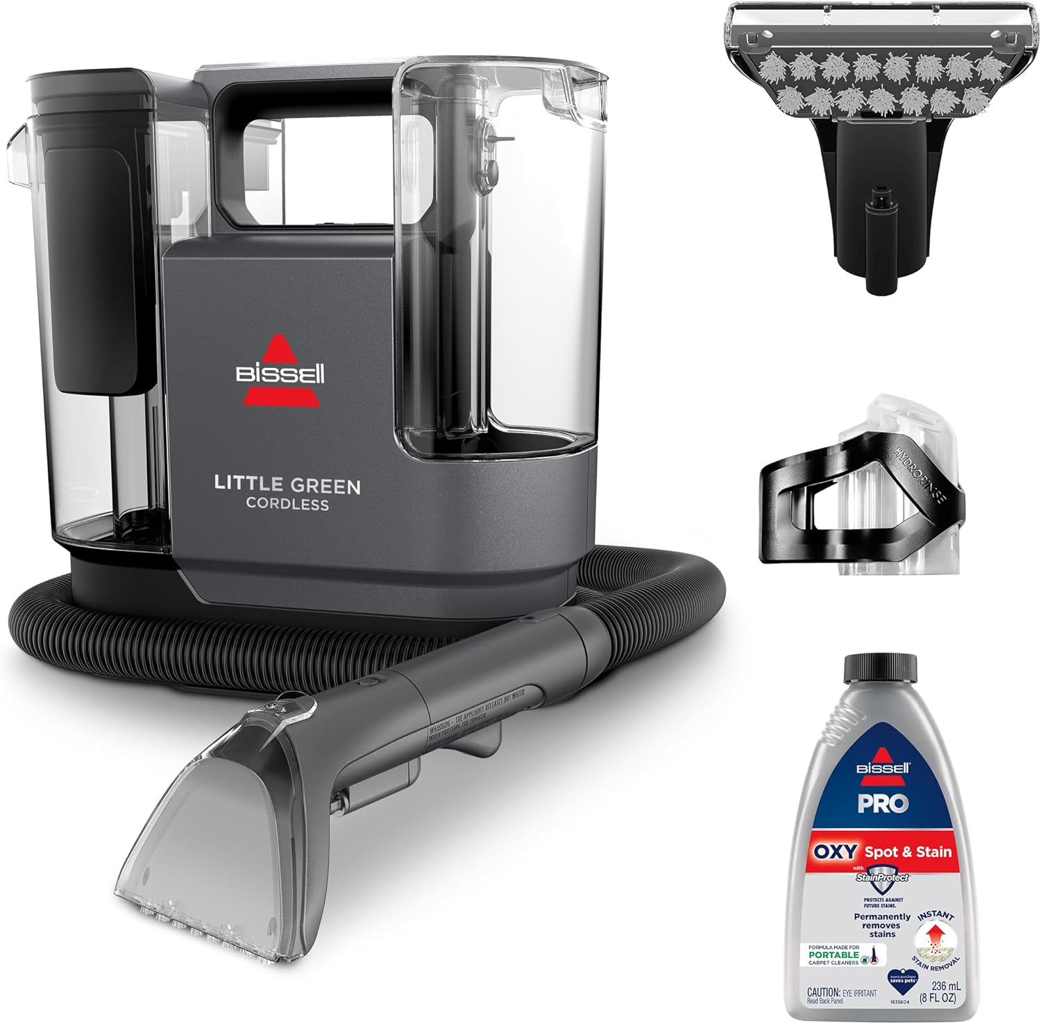 BISSELL Little Green Cordless Portable Deep Cleaner Review