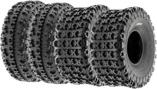 SunF 20x7-8 & 22x11-9 ATV UTV Knobby Sport Tires Set of 4
