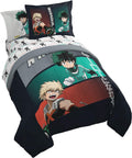 My Hero Academia Kids Comforter Set Full Size - Soft Anime Bedding