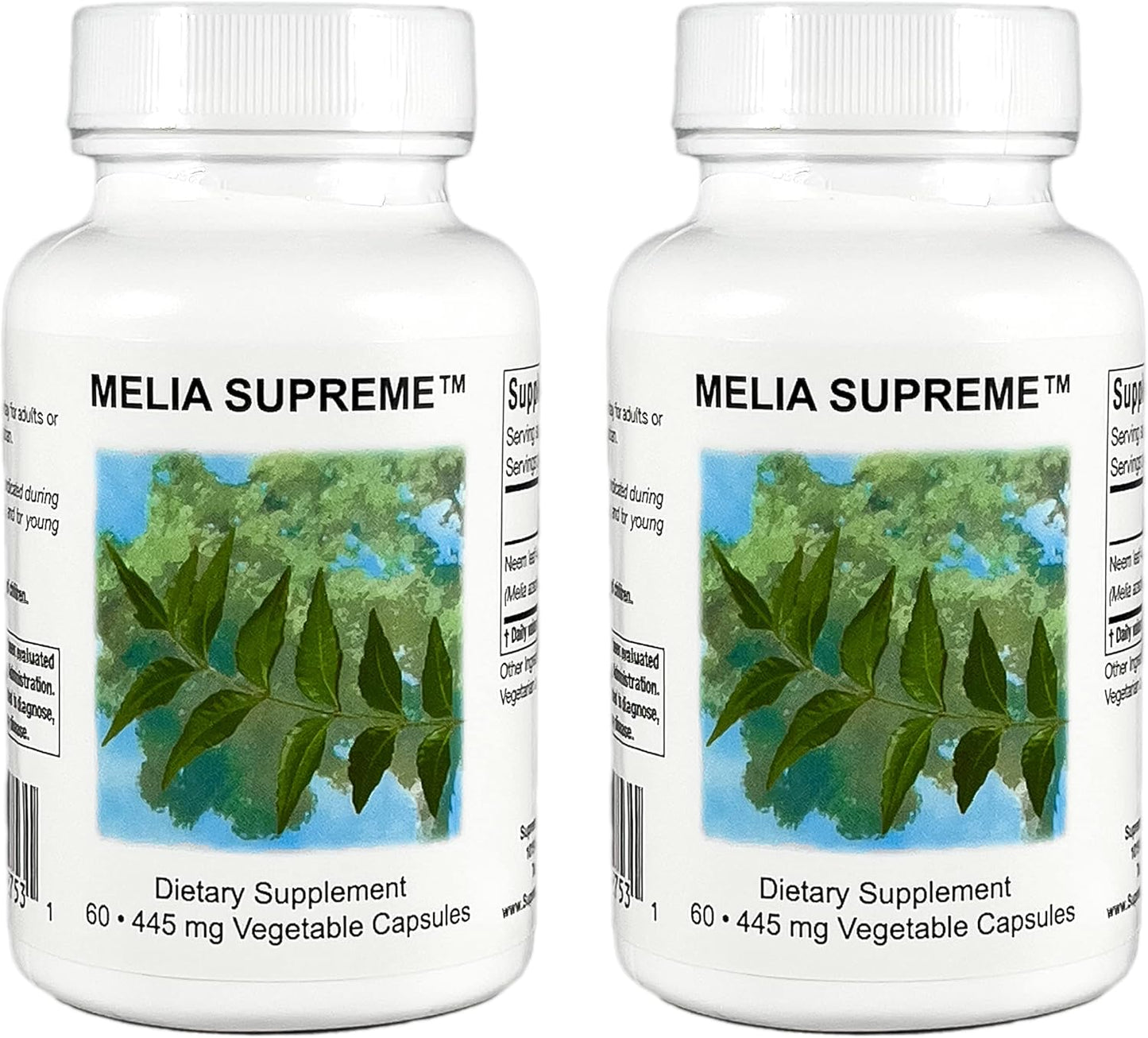 Pure Neem Leaf Capsules for Health - Supreme Nutrition Melia