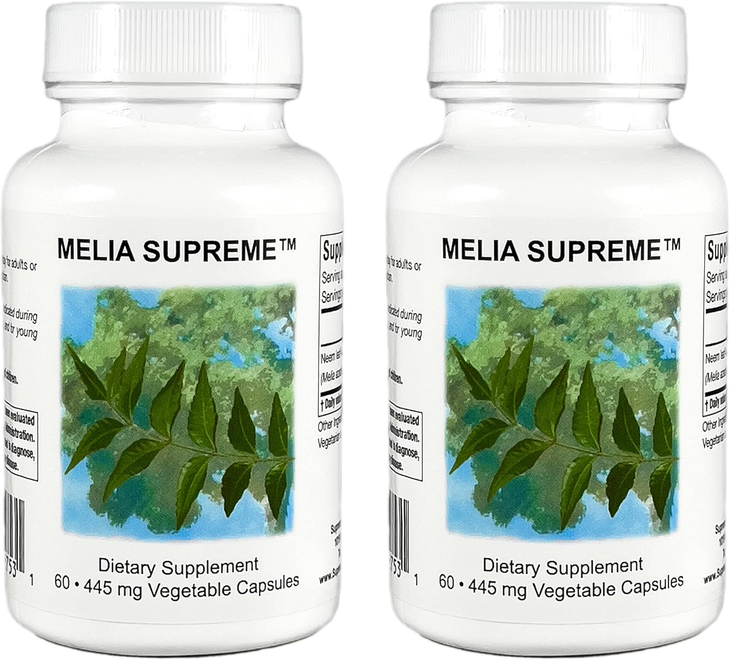 Pure Neem Leaf Capsules for Health - Supreme Nutrition Melia