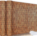 Bamboo Reed Fencing Light Russet 6 x 16 ft Roll - Natural Privacy