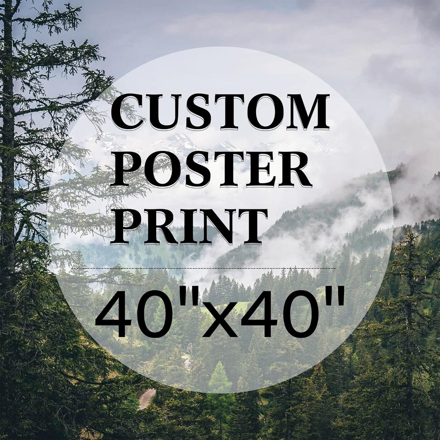 Custom Personalized Photo Poster Printing for Home Decor