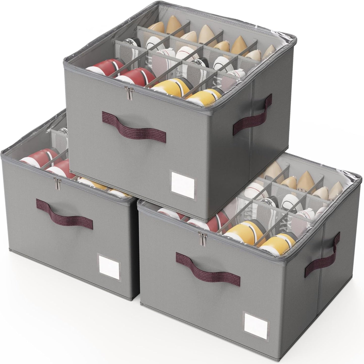 Criusia Shoe Organizer for Closet - Efficient Storage Solution
