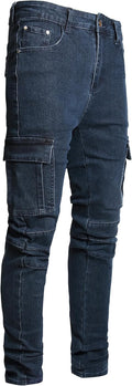 Men's Slim Fit Stretch Ripped Skinny Jeans - Comfortable Everyday Fit