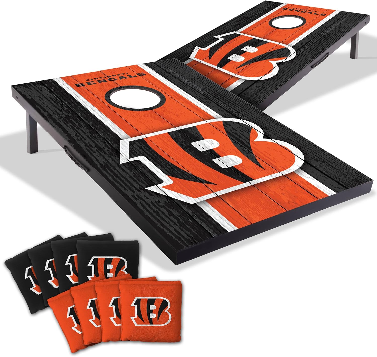 YouTheFan NFL Portable Cornhole Game with Logo Bags for Fun