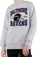 Team Helmet Kids Crewneck Sweatshirt - Soft Midweight Fleece