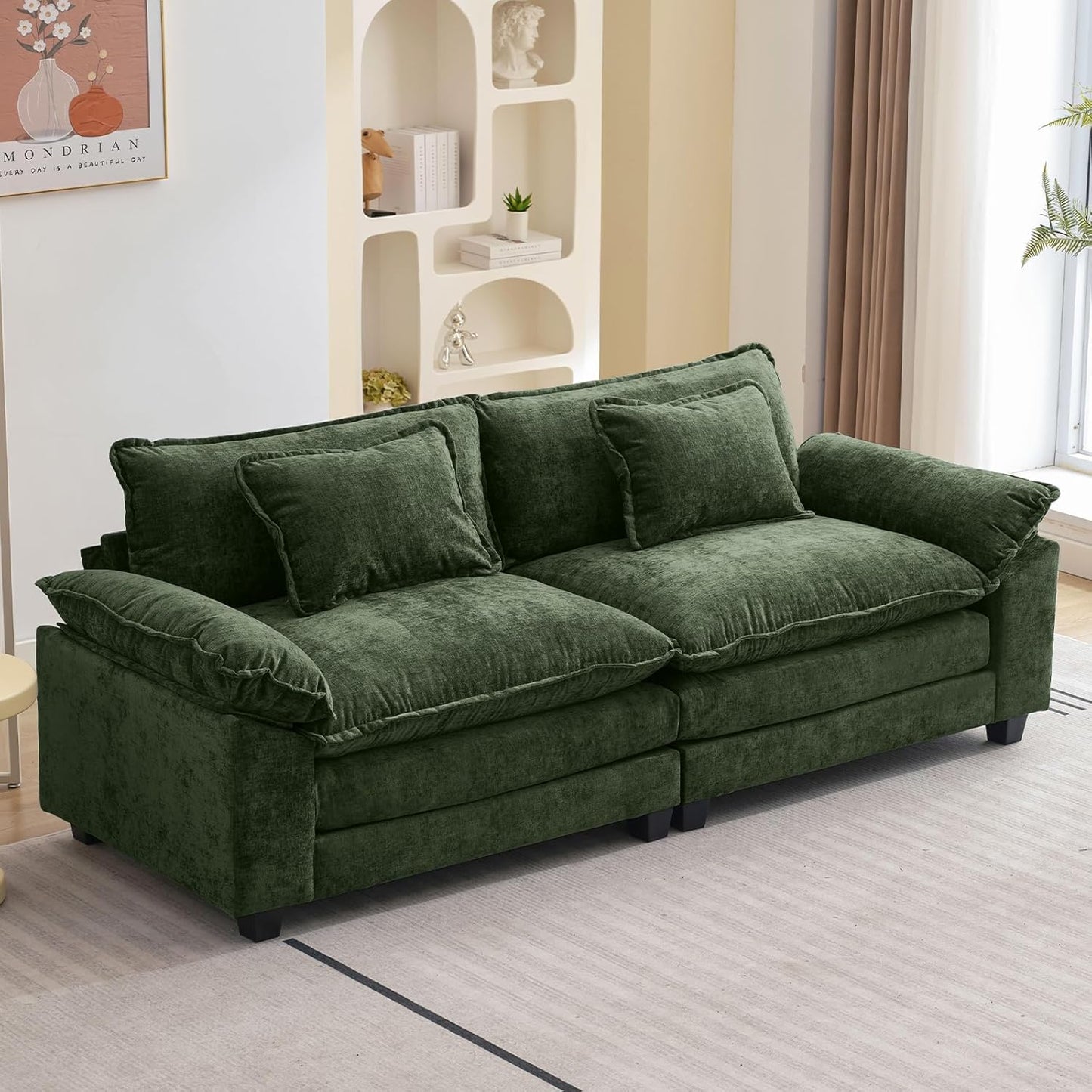 86in Modular Sectional Sofa - Comfy Cloud Couch for Living Room