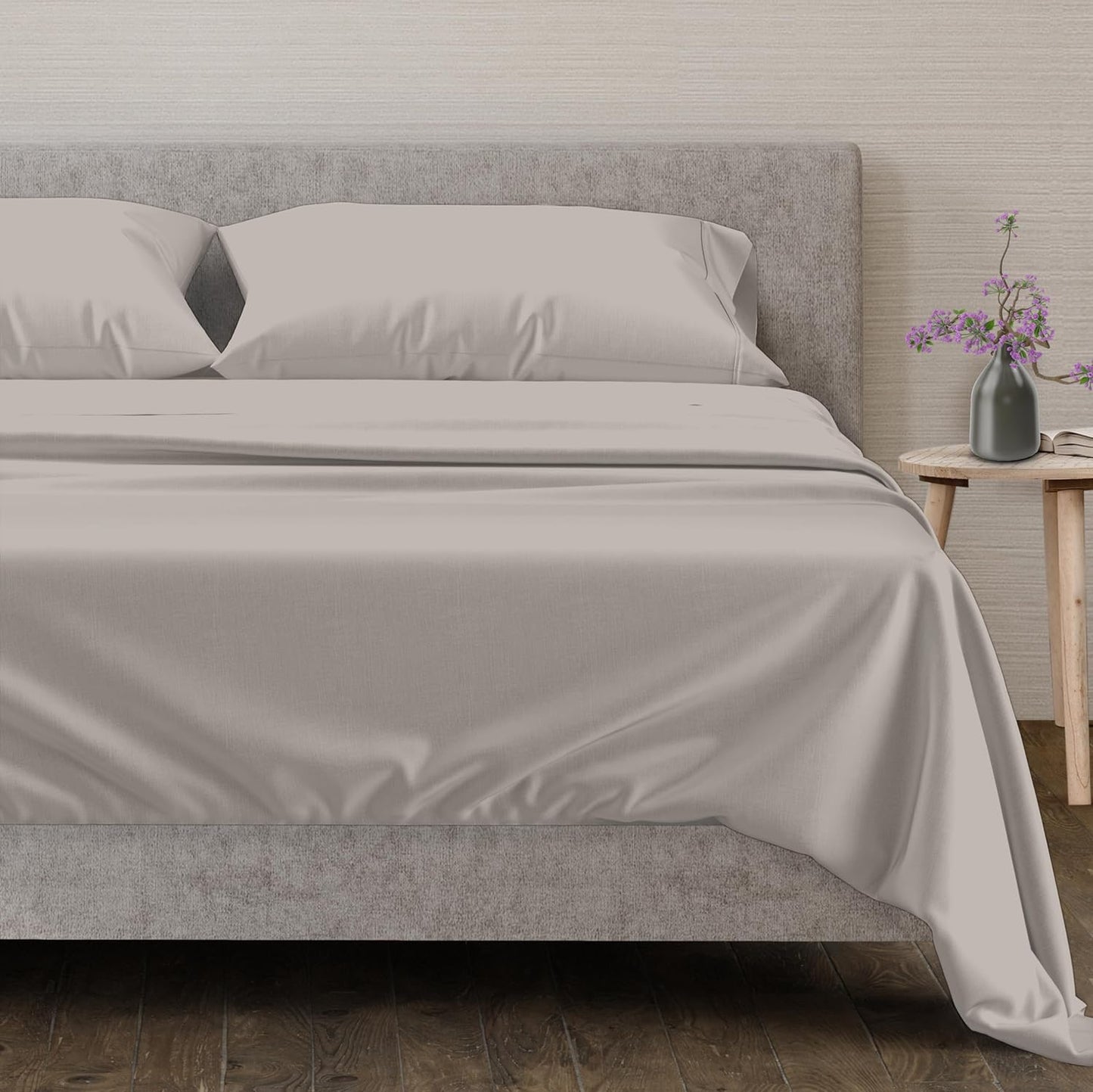 Luxurious 100% Egyptian Cotton King Size Sheets Set - 4 PC