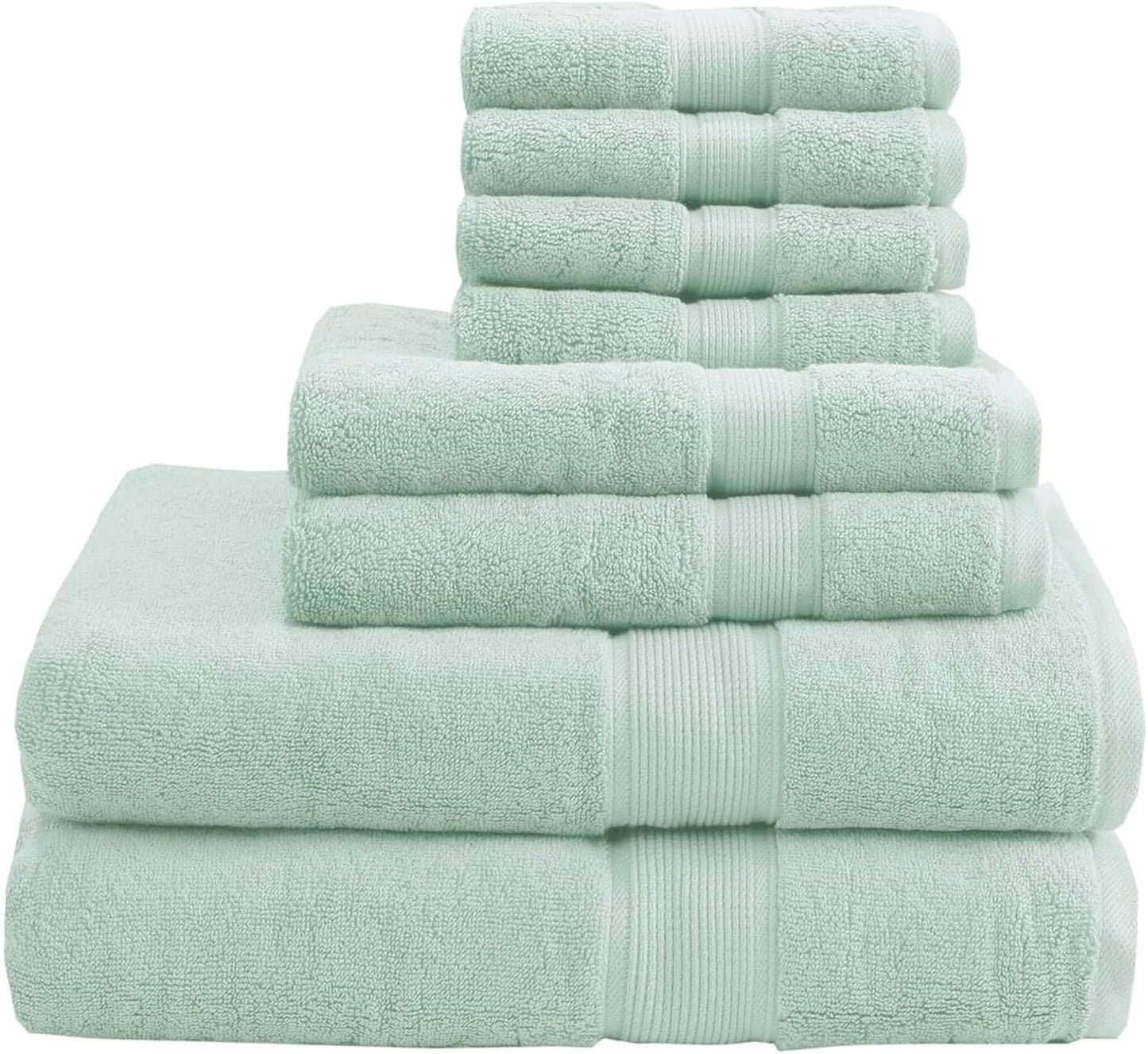 Luxurious 800GSM Cotton Towel Set of 8 for Spa Quality