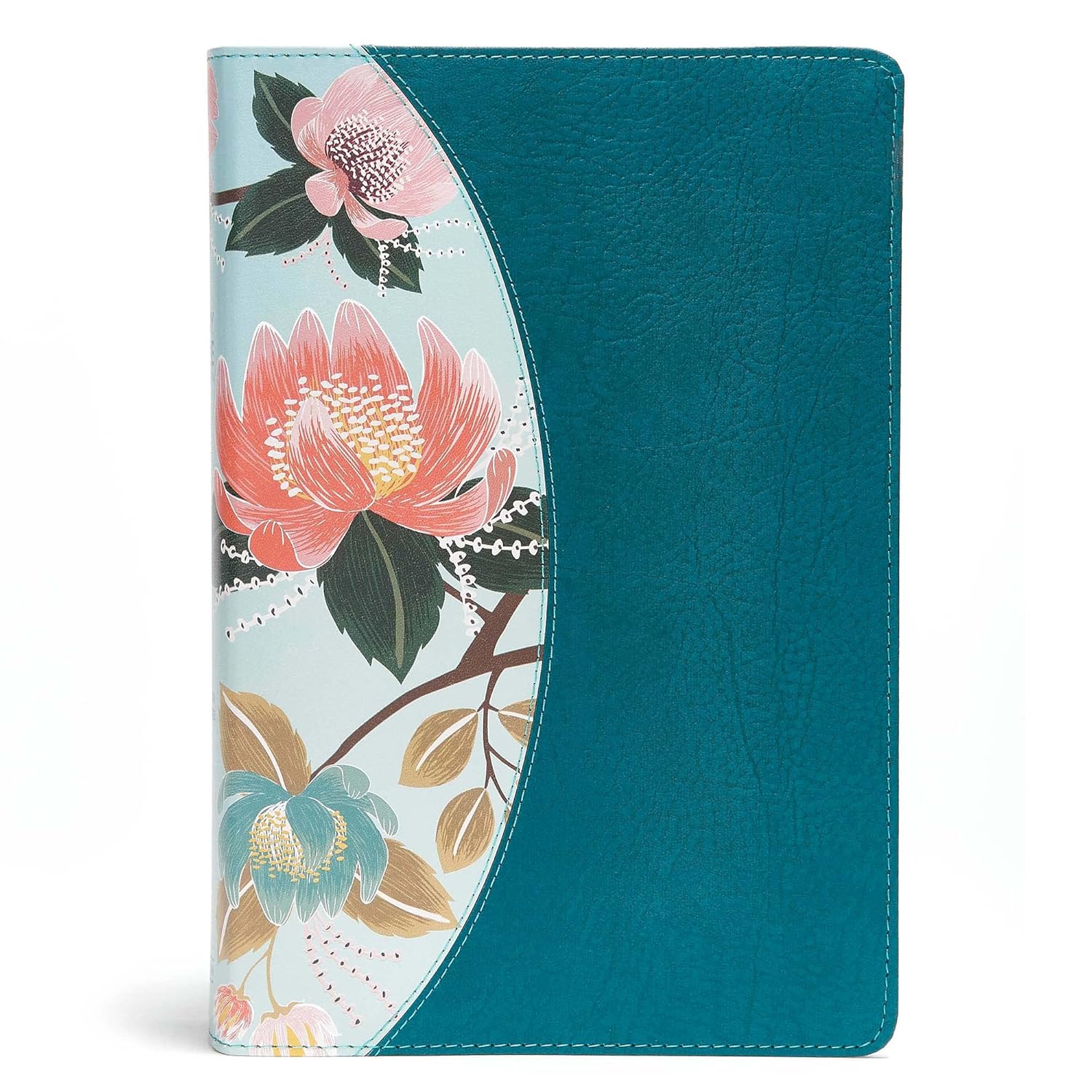 CSB Study Bible For Women: Teal Flowers LeatherTouch Edition