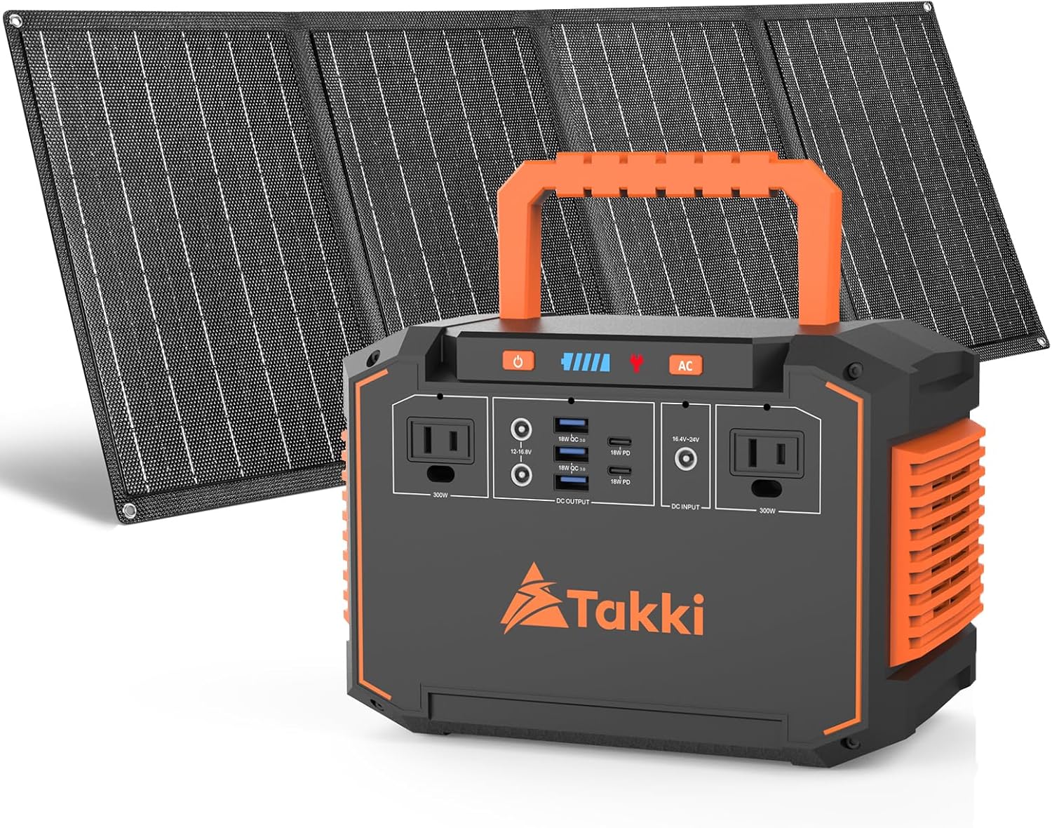 Takki Solar Generator: 350W Peak Power, Portable & Efficient!