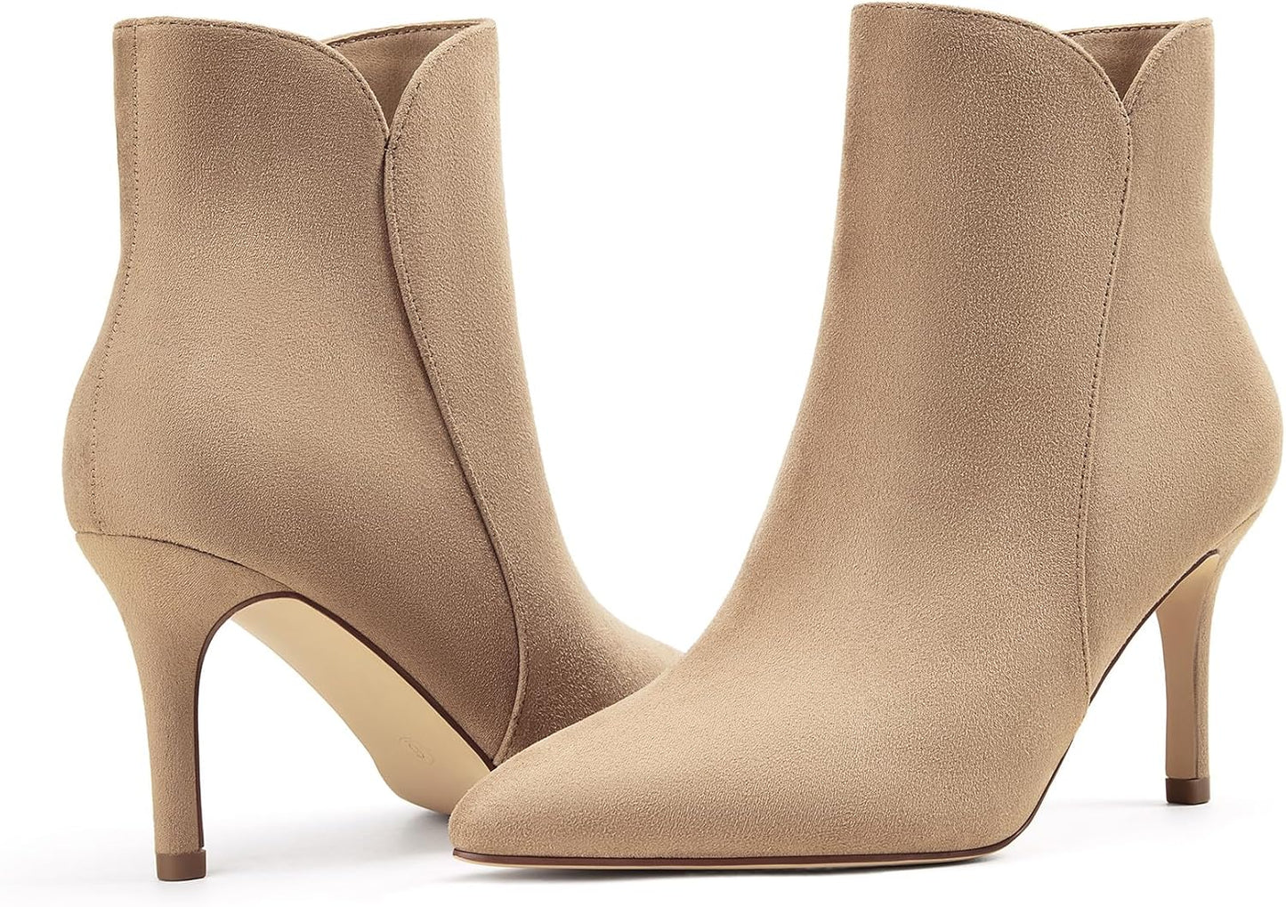 Chic Heeled Ankle Boots for Women with Pointed Toe Design