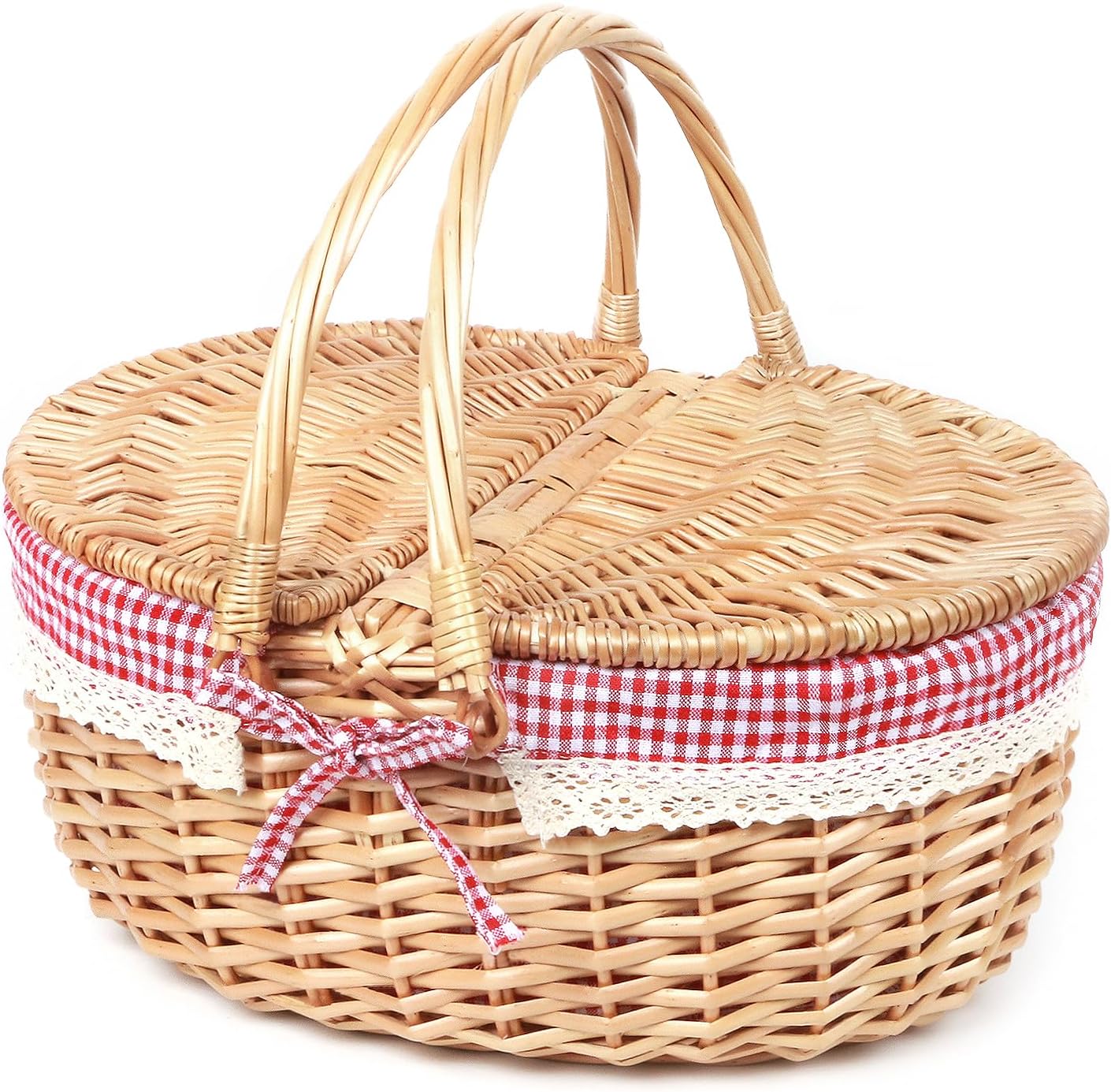 Hap Tim Wicker Picnic Basket for 2 - Perfect for Outdoor Fun