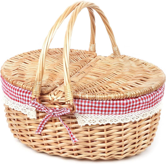 Hap Tim Wicker Picnic Basket for 2 - Perfect for Outdoor Fun