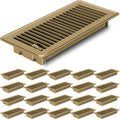 8 PCS Floor Register 4x10 in Heavy Duty Vent Covers - Rust Proof