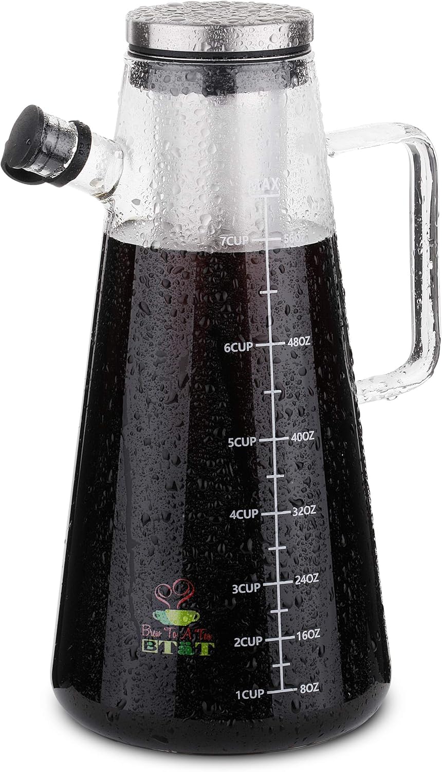 Brew To A Tea Cold Brew Maker - 2 Quart Capacity
