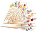 300 Multicolor Bamboo Cocktail Picks by PuTwo