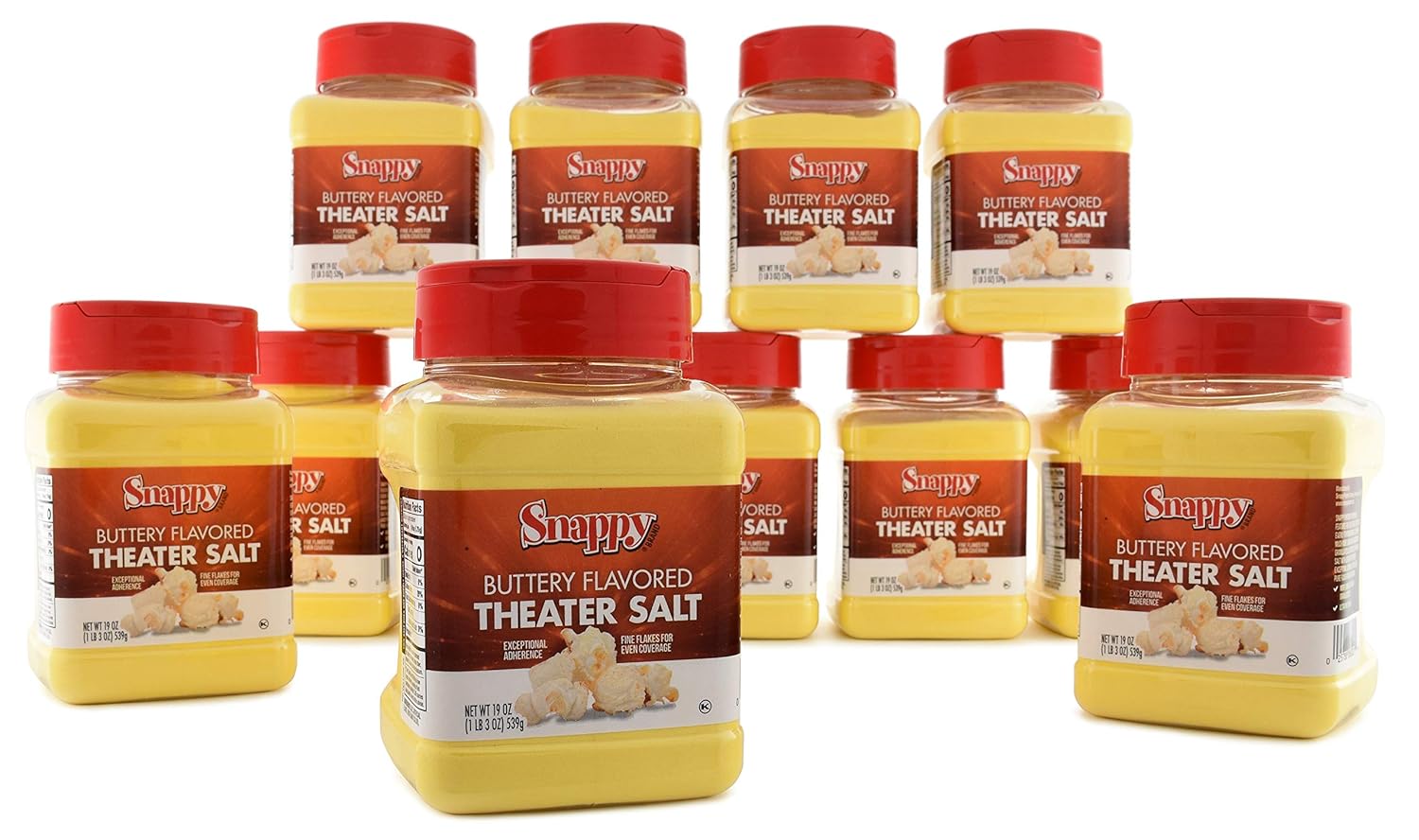 Snappy Buttery Flavored Theater Popcorn Salt for Perfect Popcorn