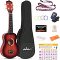 ADM Ukulele for Beginners 21 in Soprano Kit - Complete Starter Set