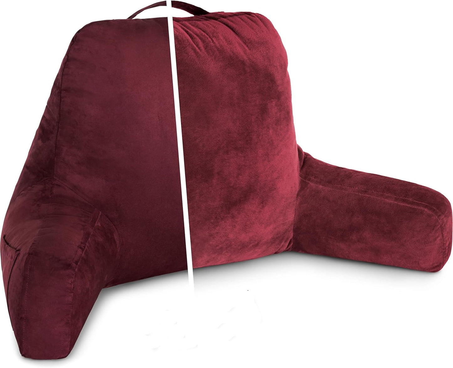 Husband Pillow Bed Rest Chair with Arms for Ultimate Comfort