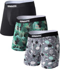 Separatec Mens Halloween Dual Pouch Boxer Briefs - Comfortable Support