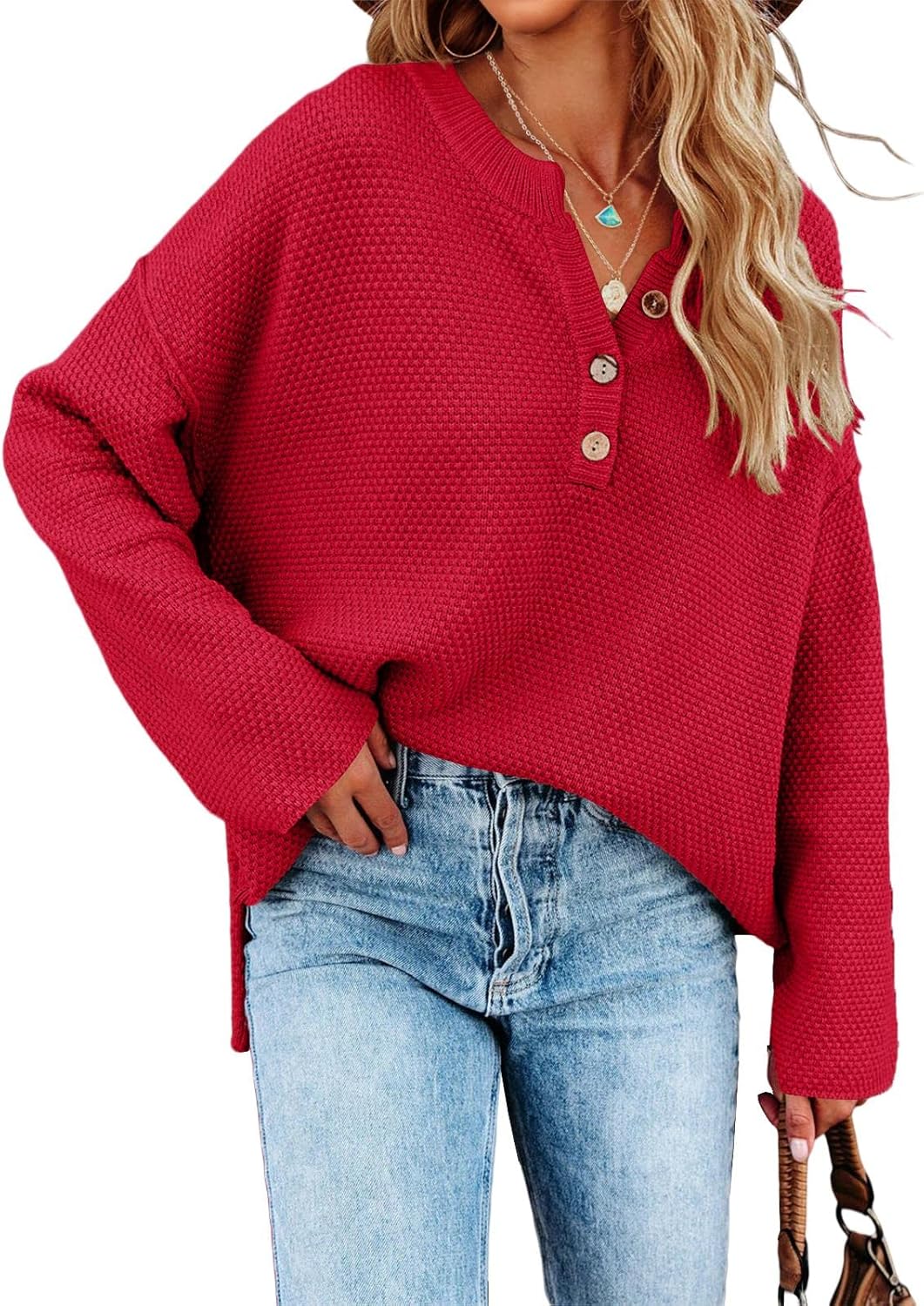 Saodimallsu Women's Oversized Sweaters for Cozy Style