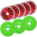 ZORUNNA Glass Cutting Disc & Tile Saw Blades Set - Precision Cuts Guaranteed!