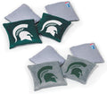 NCAA College Dual Sided Bean Bags - Premium 8 Count Cornhole Set