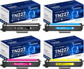 TN227 High Yield Toner Cartridge 4 Pack - High Capacity Replacement