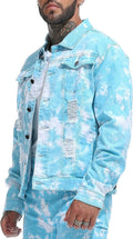 RANMCC Jean Jacket for Men Slim Fit Ripped Denim Jacket - Stylish made