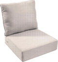 Outdoor Chair Cushion Set 24x24 - 6in Thick Beige moosprr