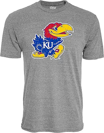 Kansas Jayhawks Men's Tri-Blend T-Shirt for Ultimate Comfort