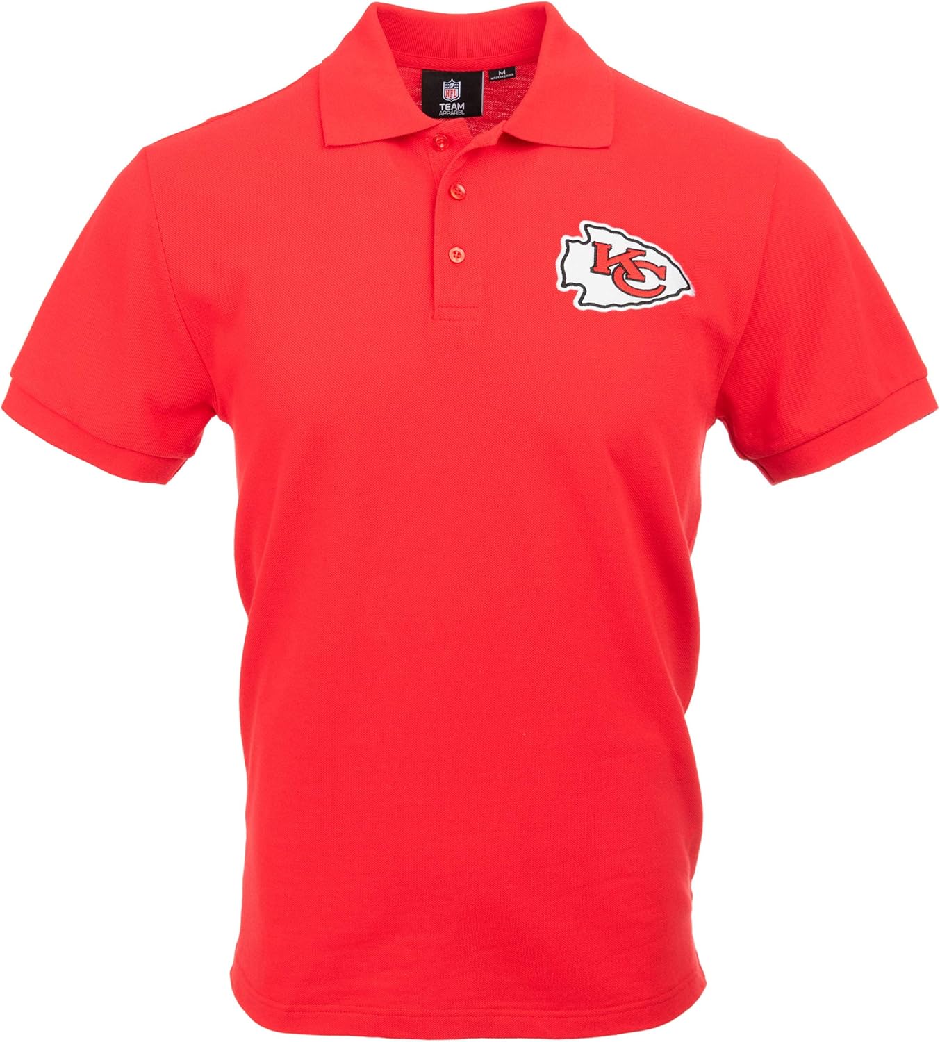 FOCO Men's NFL Team Logo Casual Color Polo Short Sleeve Shirt