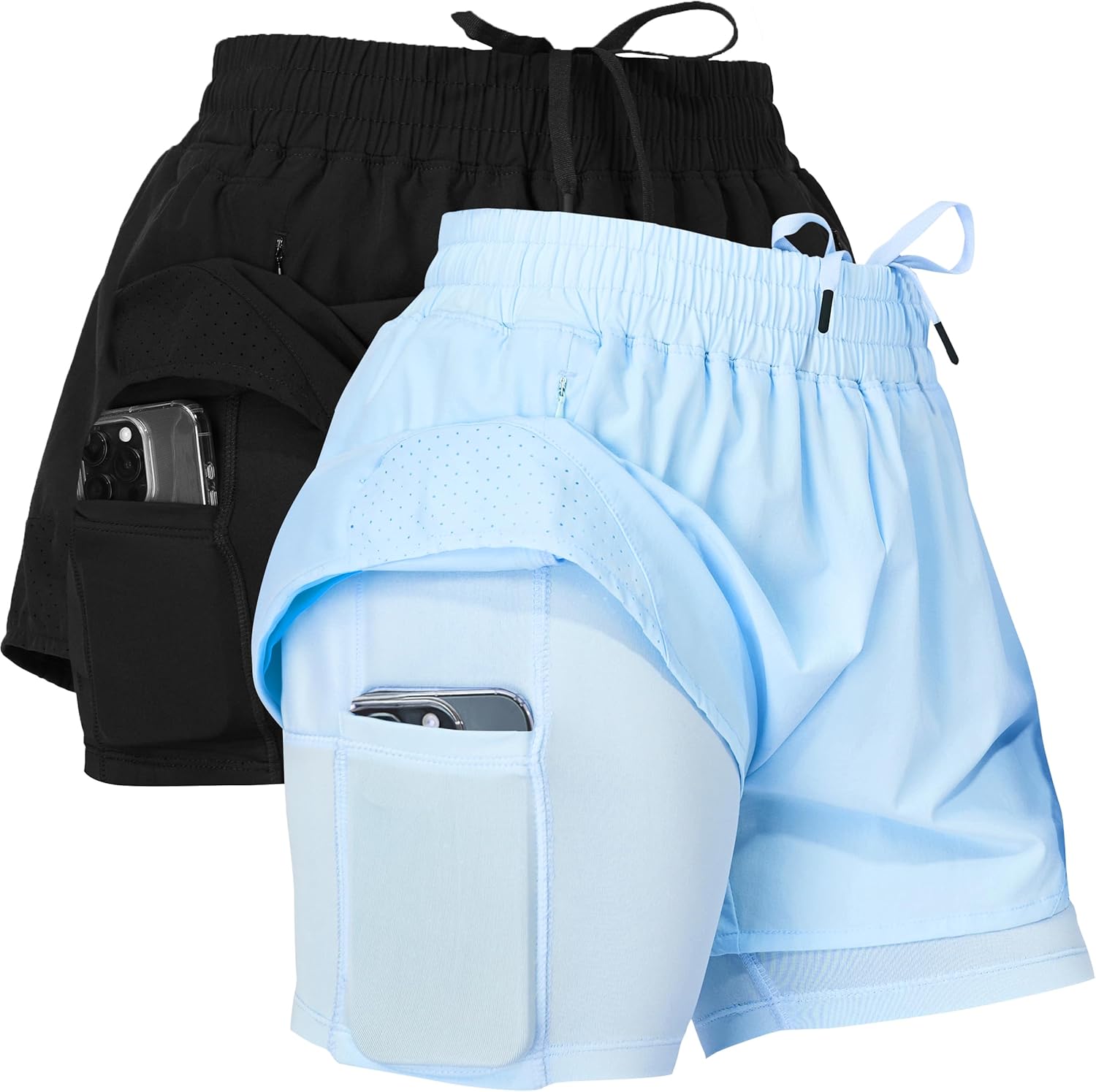 Ultra Performance Gym Shorts Women Pack of 2 for Every Workout