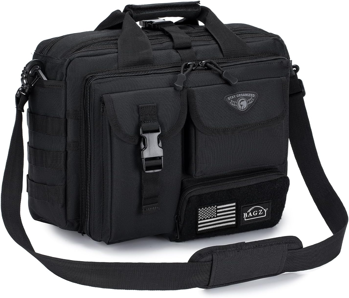 Tactical Laptop Bag for Men - Multifunctional Briefcase Design