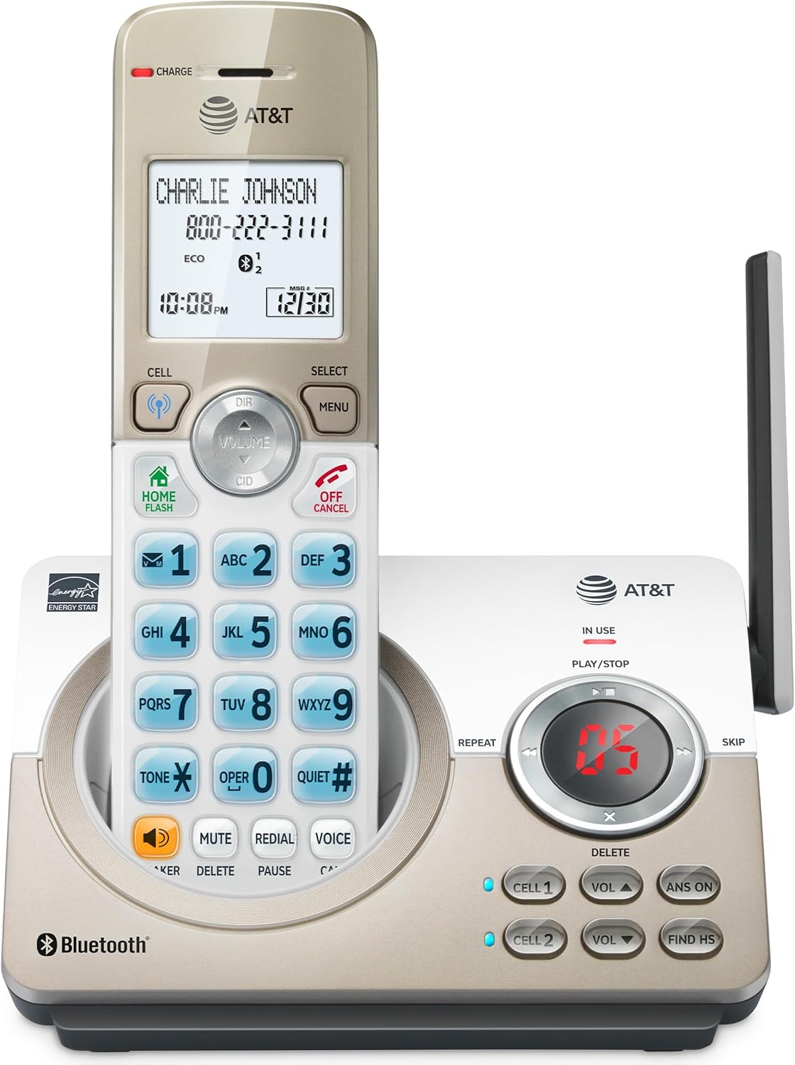 AT&T DL72119 Cordless Phone with Bluetooth and Call Blocking