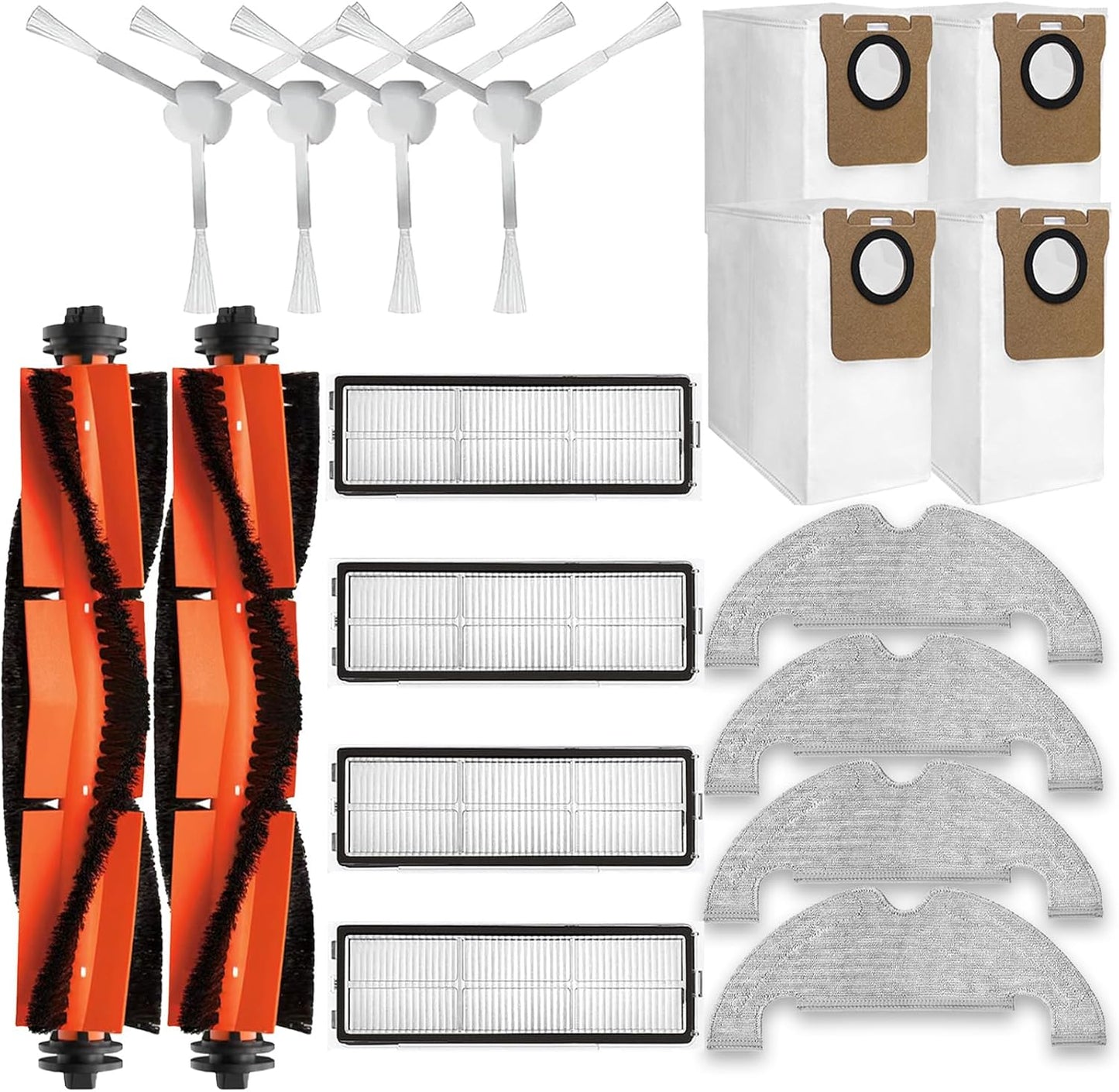 Dreametech D10 Plus Vacuum Parts Kit - Complete Cleaning Solution (18Pcs)