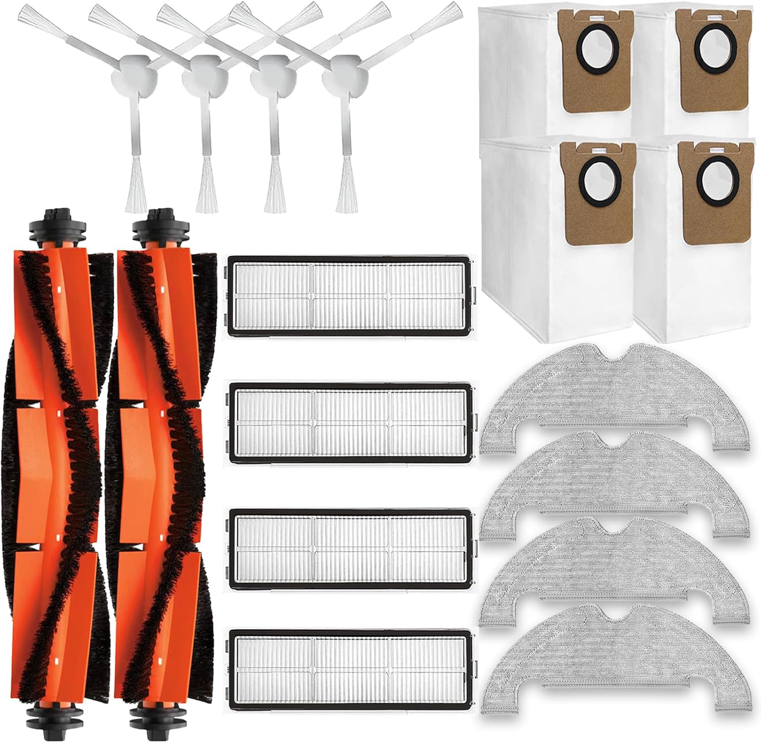 Dreametech D10 Plus Vacuum Parts Kit - Complete Cleaning Solution (18Pcs)