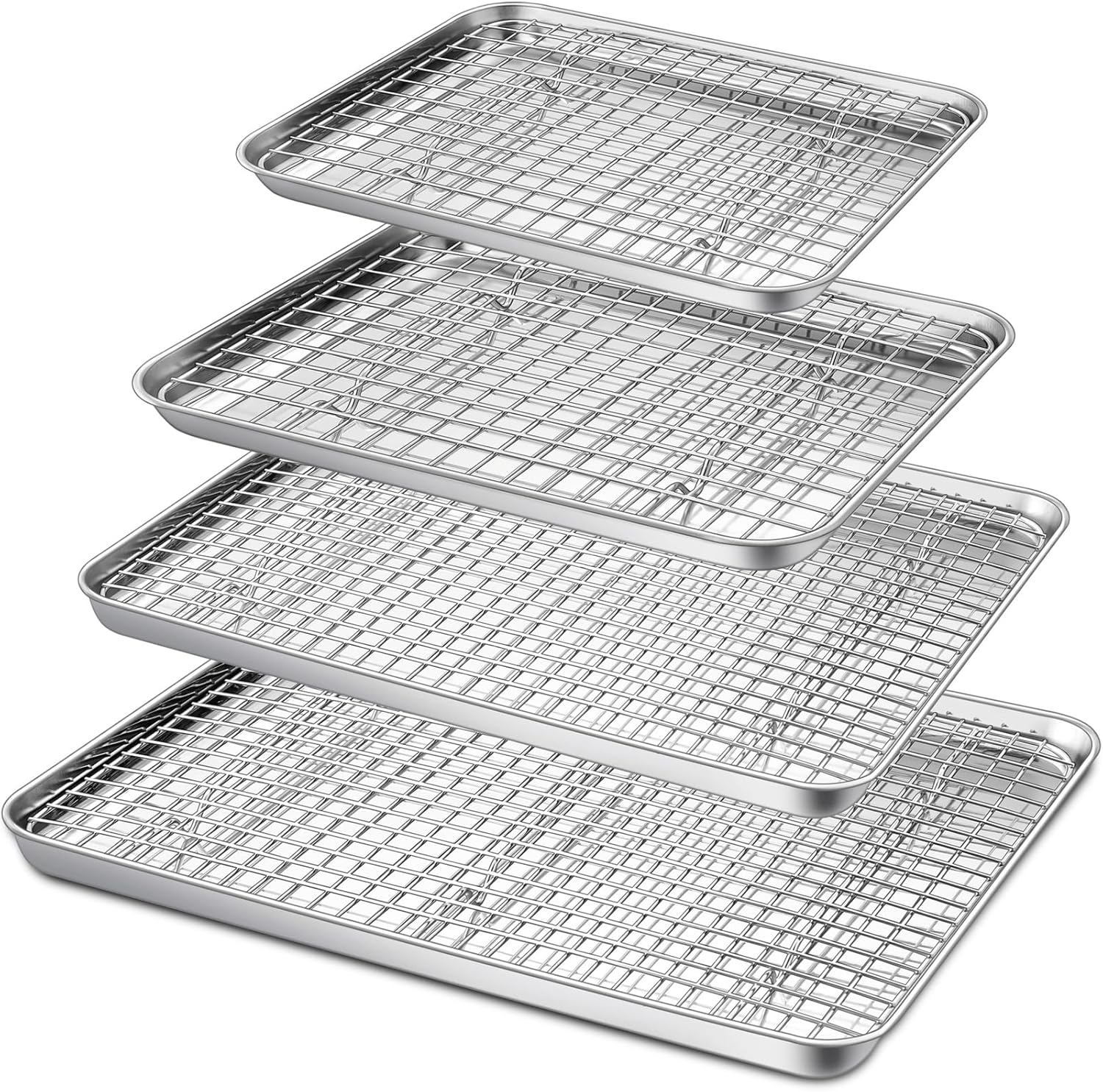 P&P CHEF Baking Sheet and Rack Set for Versatile Cooking Needs