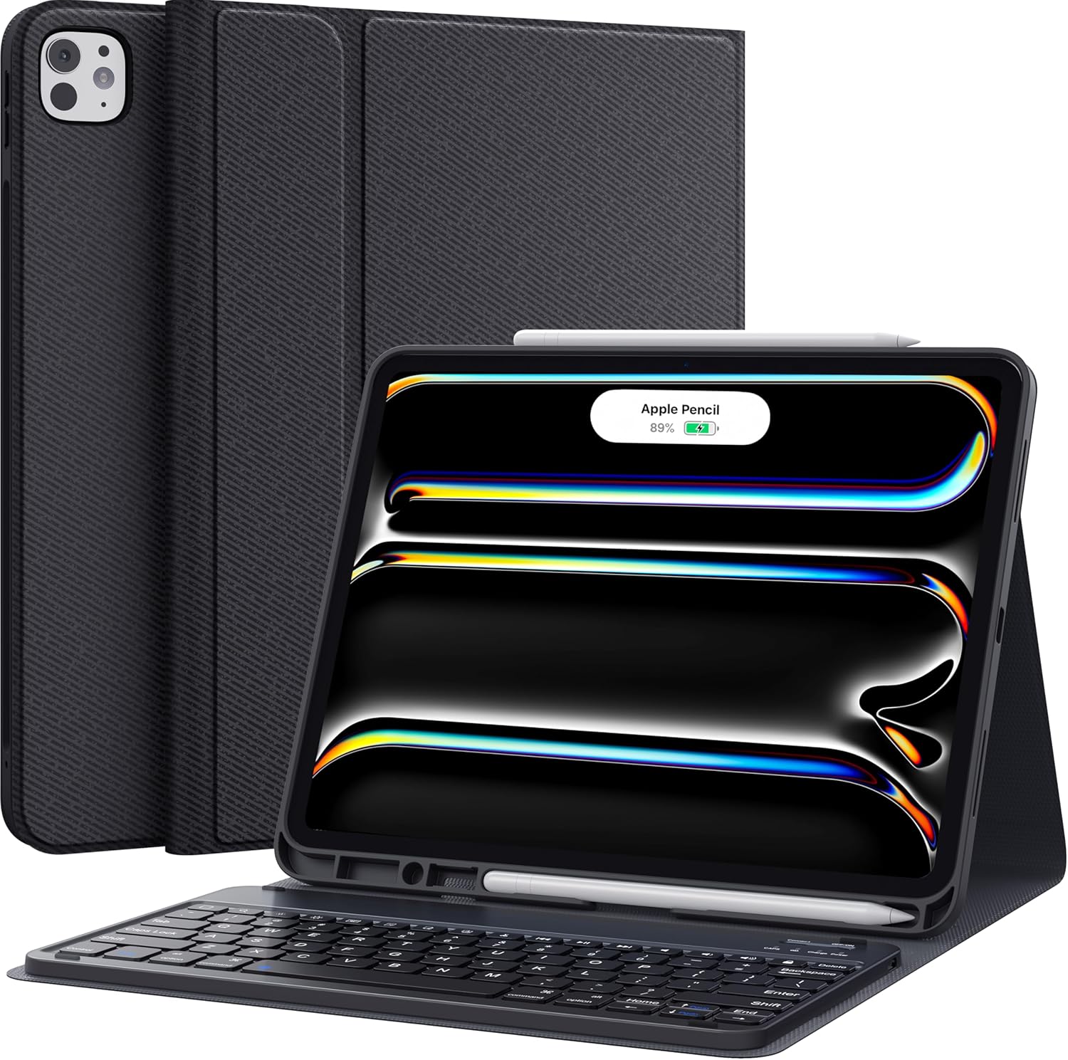 CHESONA iPad Pro 13 Case with Detachable Keyboard and More