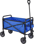 Collapsible Folding Heavy Duty Utility Wagon for Outdoor Use - Durable
