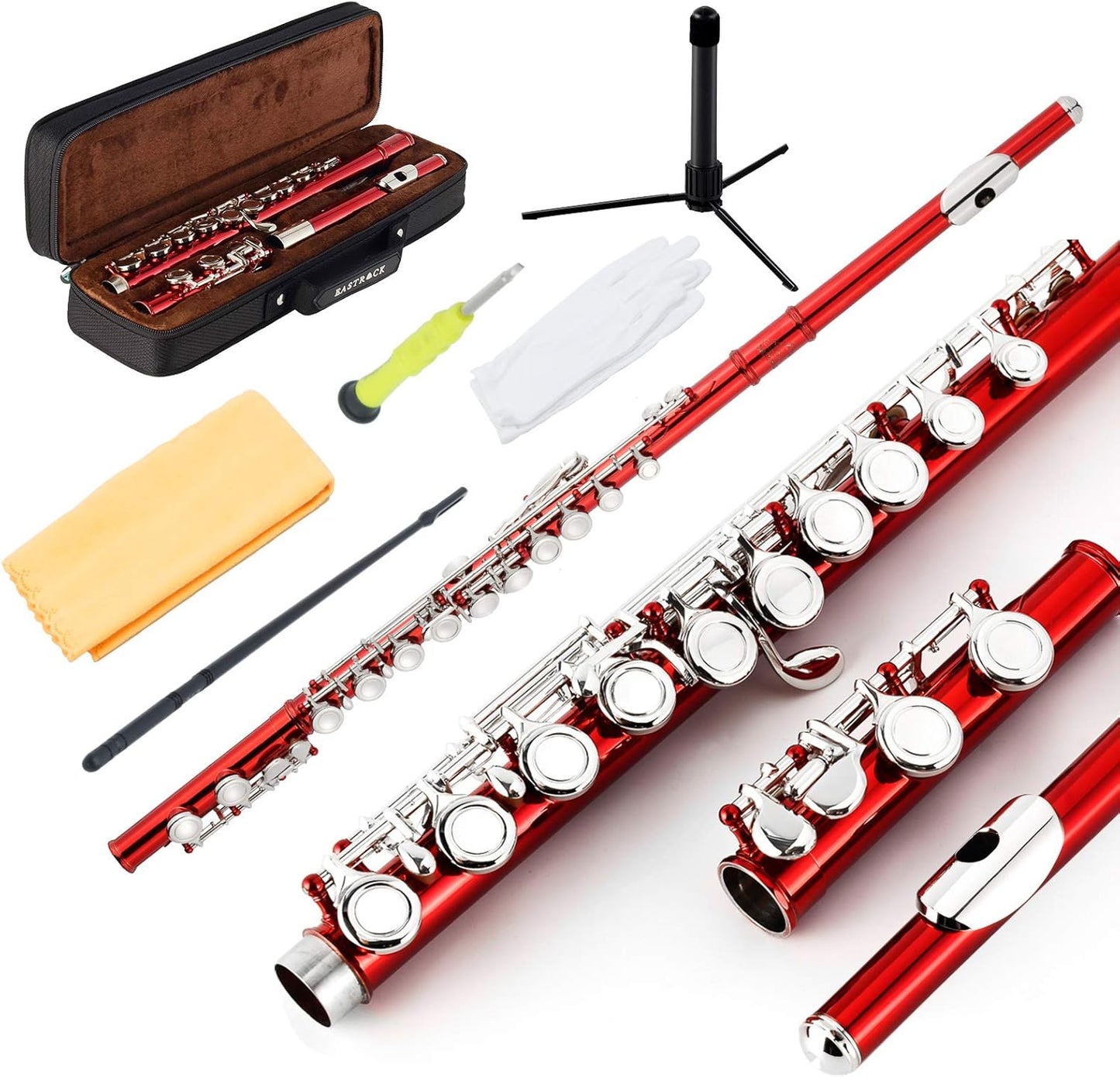 EastRock Closed Hole Flute C 16 Key for Beginners and Students