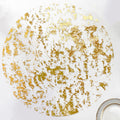 Disposable Gold Placemats Set of 50 13 in Round Metallic Charger